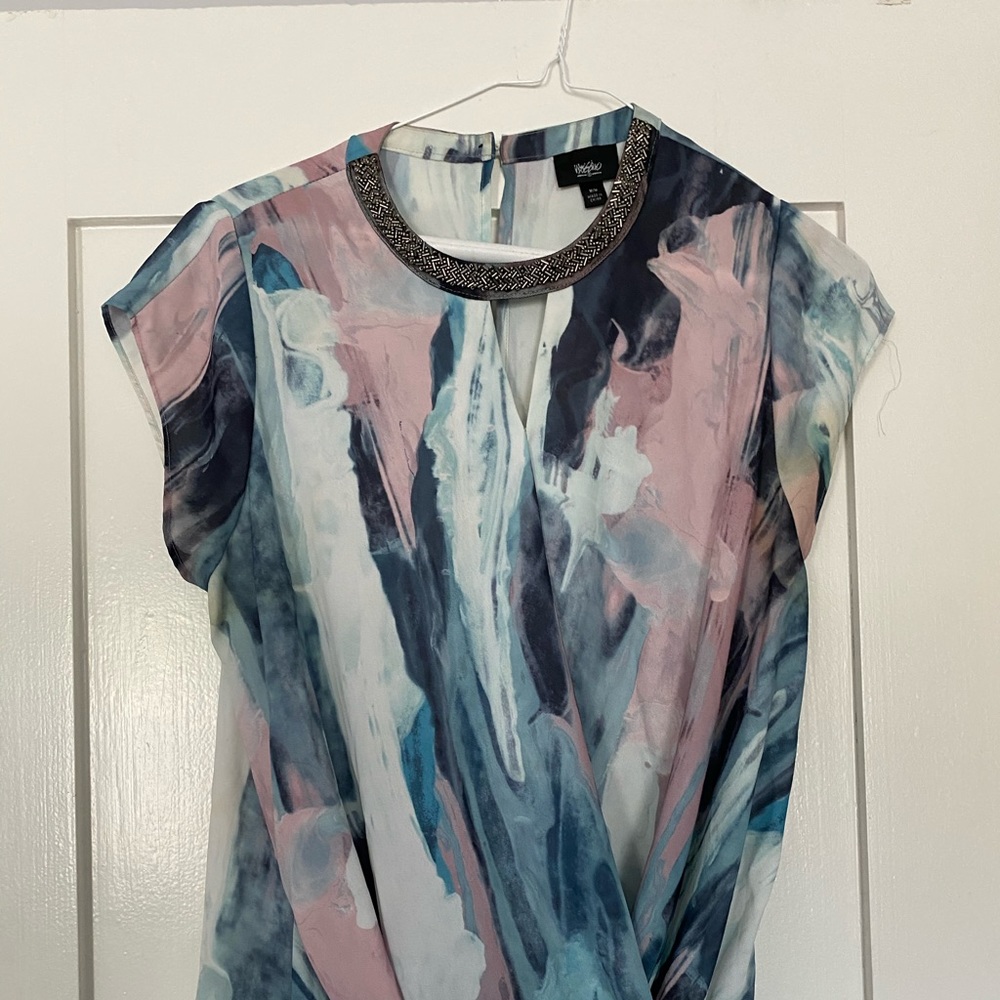 Mossimo abstract blouse